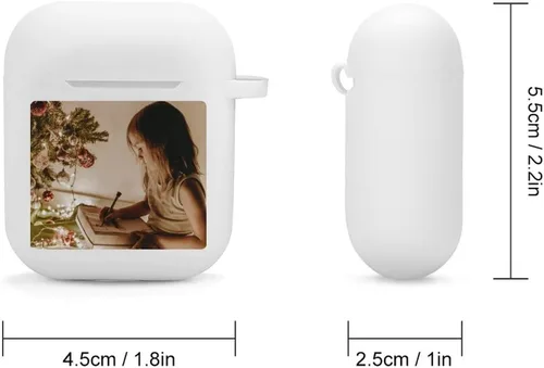 Miniatura 4 de Funda personalizada para Airpods con diseño de llavero, logotipo y foto, funda personalizada para Airpod para prevención de arañazos en otoño, funda