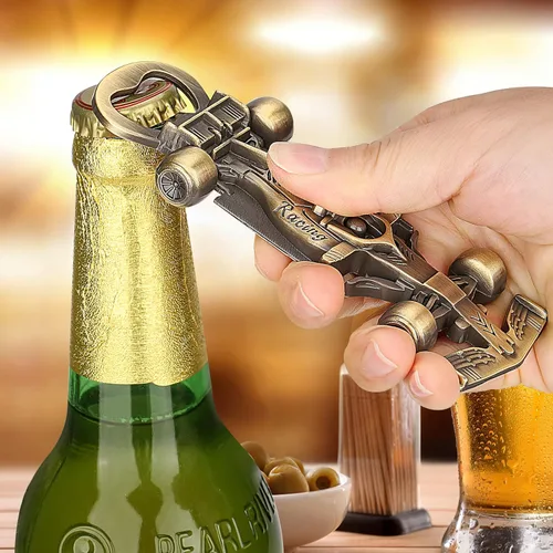 Miniatura 5 de Regalos de autos de carreras para hombres y mujeres, abrebotellas de coche de carreras, regalos únicos de carreras para hombres, él, papá, novio