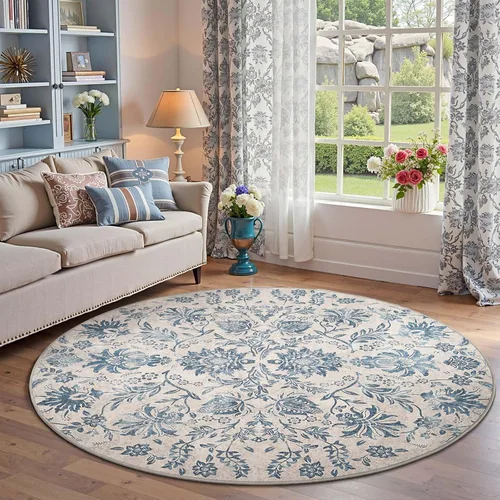 Miniatura 75 de jinchan Lima - Alfombra de pasillo lavable de 2 x 6 pies, antideslizante, de pelo corto, suave, ultrafina, alfombra envejecida para casa de campo