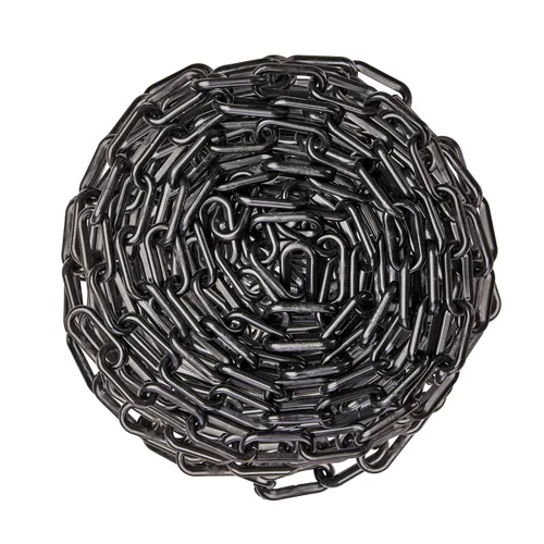 US Weight (Fabricado en Estados Unidos) Cadena de seguridad de plástico negro de 2 pulgadas x 50 pies. Tecnología resistente a los rayos UV SunShield
