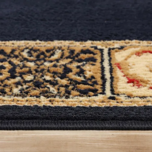Miniatura 5 de Superior Alfombra de interior, cubierta de alfombra de felpa, medallón oriental tradicional, perfecta para pasillo, entrada, sala, comedor, Azul