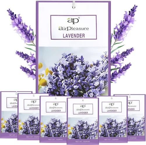 Miniatura 10 de Aqua Lily - Bolsa perfumada de 6 sobres para cajones y armarios, bolsas de larga duración, ambientador de armario, desodorante de cajones, aromas