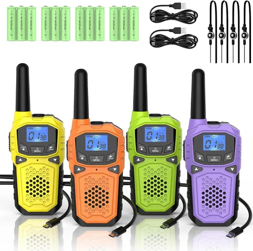 Miniatura 10 de Walkie Talkies para adultos, radio bidireccional de largo alcance WokTok para camping, senderismo, accesorios de senderismo, equipo de campamento
