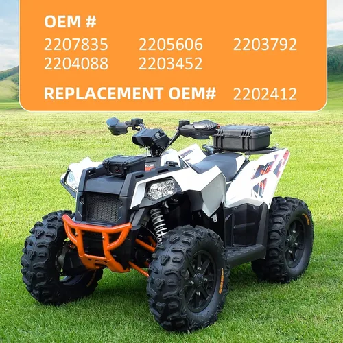 Miniatura 5 de Pastillas de Freno Delantero Trasero Sinterizado & Botas para Polaris Sportsman 1000 Scrambler 1000 Sportsman X2/Touring/High Lifter