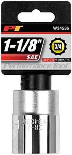 Miniatura 17 de Performance Tool W34855 - Llave de vaso estándar de 12 cantos de 3/4" 55mm