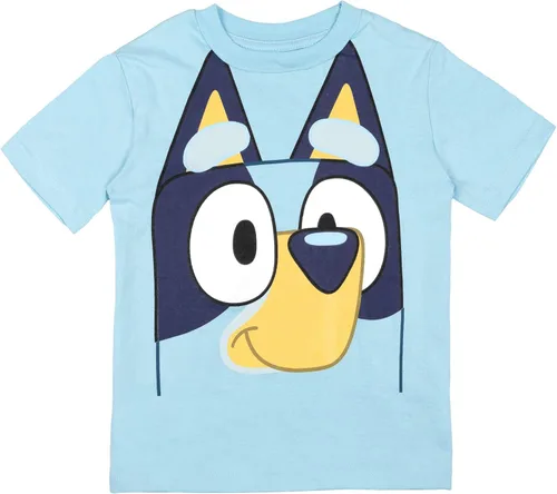 Miniatura 27 de Bluey Paquete de 3 camisetas para niños para verano, paquete de 3 camisetas de algodón para niños