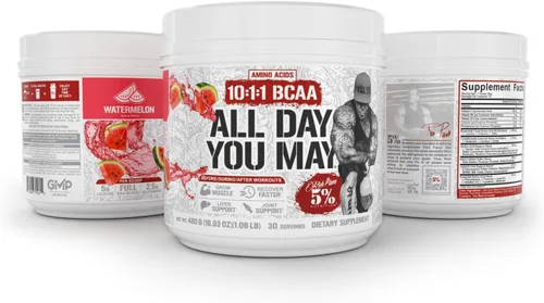 Miniatura 7 de 5% Nutrition Rich Piana AllDayYouMay BCAA Powder Aminoácidos prémium para intra y después del entrenamiento, hidratación, resistencia