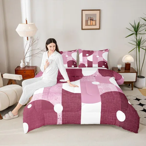 Miniatura 38 de Juego de edredón bohemio para niños, tamaño individual, juego de ropa de cama geométrica de hojas de sol, luna y plantas, decoración de habitación