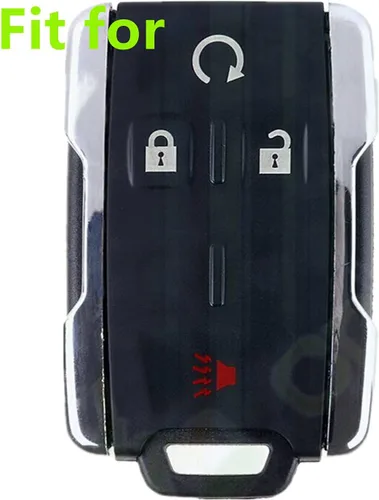 Miniatura 5 de Funda protectora para llavero inteligente, soporte remoto sin llave para Chevrolet Silverado Colorado M3N32337100 13577770 13577771 GMC Sierra Yukon