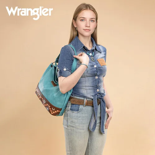Miniatura 146 de Wrangler Hobo - Bolsas para mujer de cuero vegano con asa superior, bolsos de hombro y bolsos