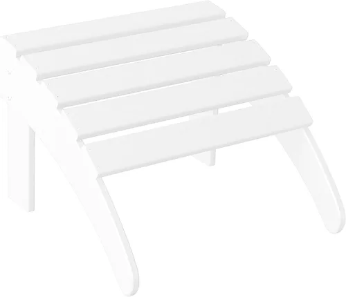 Miniatura 55 de WestinTrends Reposapiés otomano Adirondack para patio al aire libre, taburete de madera de polietileno para todo tipo de clima, ampliamente Azul