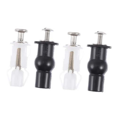 Uonlytech 4 piezas de conector de inodoro piezas de inodoro asientos de inodoro accesorios y accesorios inodoro inodoro pernos de anclaje de inodoro