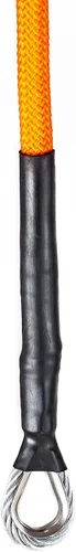 Miniatura 6 de Kit de línea de acero de 1/2 "x 8' para árboles trepadores Cordón ajustable con núcleo de acero para escalada de árboles, arnés de cordón Flipline