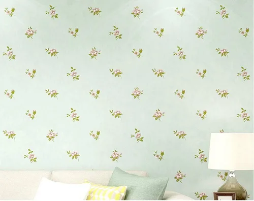 Miniatura 5 de DAWEI Papel tapiz pastoral moderno no tejido en relieve profundo 3D rosa floral para dormitorio, sala de estar, habitación de los niños, 1.73 pies
