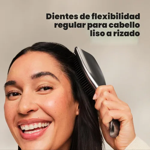 Miniatura 5 de Cepillo Desenredante Tangle Teezer Chrome Ultimate para Cabello Húmedo y Seco, Elimina Nudos y Reduce la Rotura para Tipos de Cabello Liso a Rizado