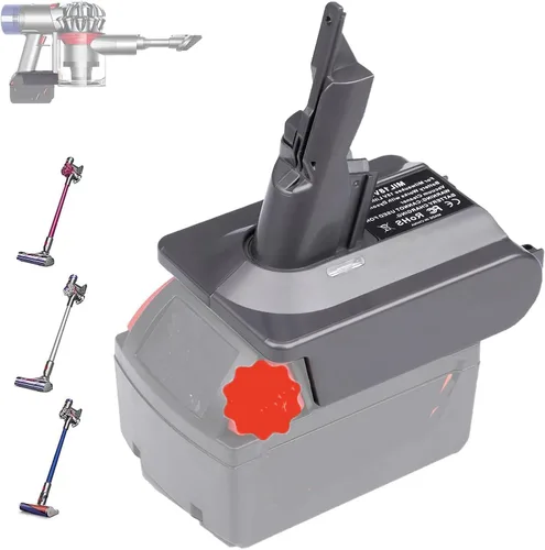 Miniatura 8 de URUN V6 Adaptador para aspiradora Dyson V6 Convertidor para Ryobi batería de litio de 18 V para batería V6 compatible con DC58 DC59 DC61 DC62 DC72