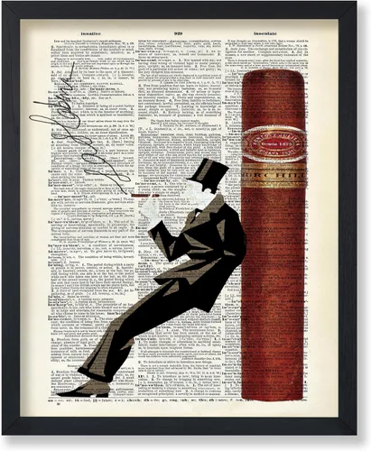 Miniatura 14 de Poster Master Póster de Arte del Diccionario - Impresión Retro de Mujer Soldadora - Arte de Sándwich de Queso a la Parrilla - Regalo para Ella