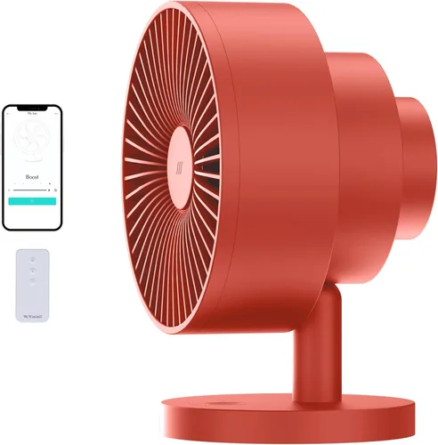 Miniatura 8 de Windmill Ventilador inteligente - Circulador de aire 2 en 1 ultra silencioso con control remoto - Ventilador de refrigeración compacto de 5 Blanco
