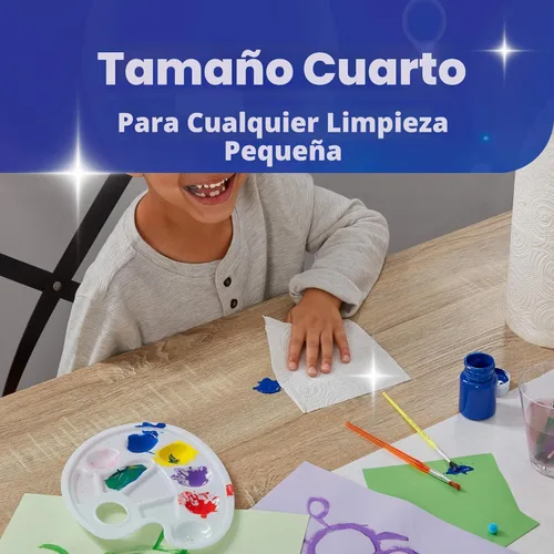 Miniatura 7 de Sparkle Tear-A-Square - Toallas de papel cuadradas, 3 rollos triples = 9 rollos regulares, toallas fuertes de 2 capas para limpieza de cocina