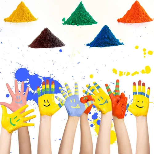Miniatura 6 de T-MILES Polvo de óxido de hierro, paquete de 7 unidades, negro, amarillo, rojo, azul, verde, naranja, marrón óxido de hierro, 1.76 onzas cada uno