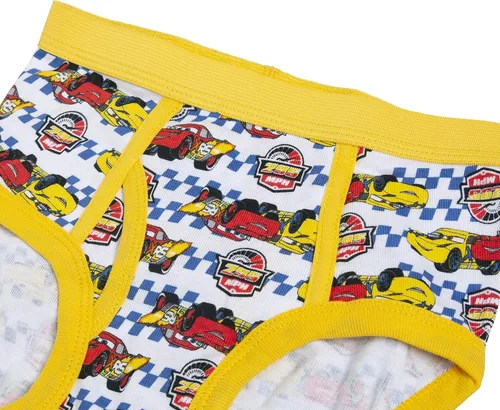 Miniatura 2 de Disney Pixar Cars - Ropa interior 100% algodón para niños con Lightning McQueen, Mater, Cruz y más tamaños 59.1 ft, 23t, 4t, 4, 6 y 8