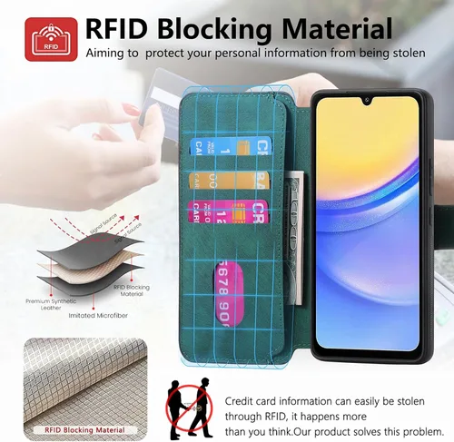 Miniatura 8 de Funda compatible con Redmi Note 12 Pro 5G, compatible con Xiaomi Redmi Note 12 Pro 5G 22101316C, soporte magnético 2 en 1, funda para teléfono, Verde