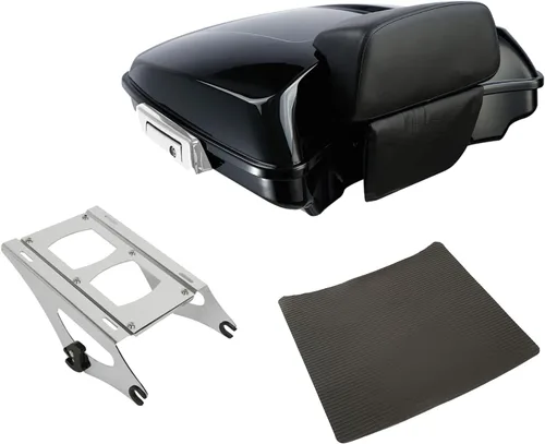 Miniatura 12 de TCMT Respaldo Trasero con Caja de Equipaje de Motocicleta de 14 cm para Harley Touring 2014-2025 CVO Road King Road Glide Street Glide Electra Glide