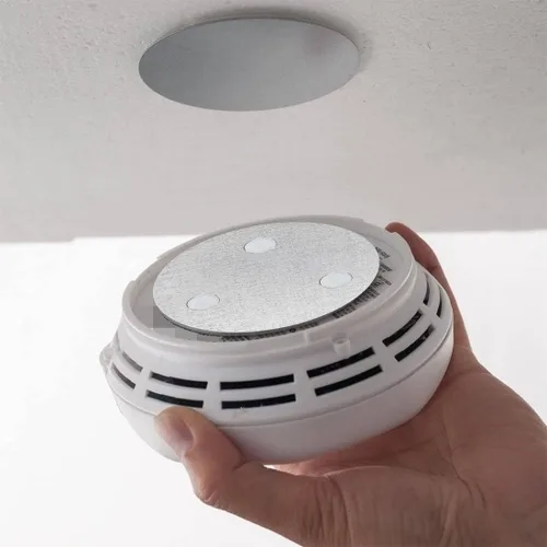Miniatura 6 de Almohadillas adhesivas magnéticas para detector de humo 3 piezas Montura de fijación magnética para alarma de humo sin perforación Soporte magnético
