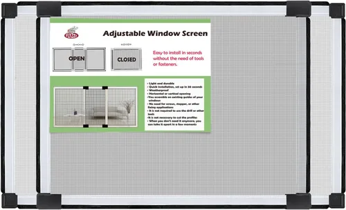 Miniatura 10 de FLYZZZ - Protector ajustable, deslizable y expansible para ventanas con marco de aluminio con dos modos de colocación, horizontal