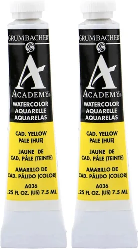 Miniatura 9 de Grumbacher Academy Pintura de acuarela, 0.3 fl oz/0.25 onzas, Siena cruda (A171)