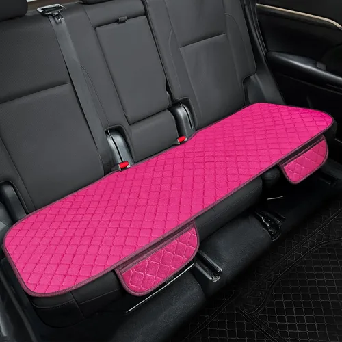 Miniatura 15 de surpassme - Fundas de asiento delantero y trasero de automóvil, universales, accesorios de automóvil, fundas con bolsillos de almacenamiento