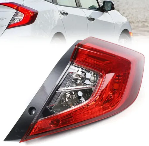 Miniatura 2 de DNYSYSJ Conjunto de luces traseras para Honda Civic Sedan trasero exterior derecho lado del pasajero de 2016 2017 2018 2019 2020 reemplazo