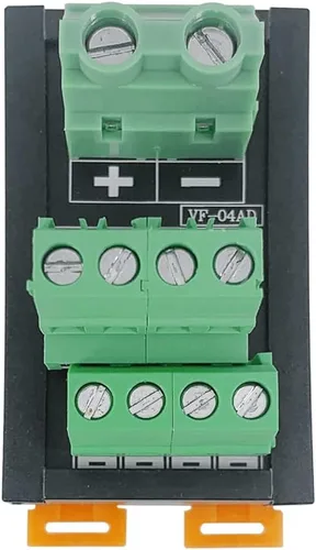 Miniatura 5 de Bloque de terminales de tornillo, módulo de distribución de energía, bloque de terminales de montaje en riel DIN de 30 A, placa de distribución