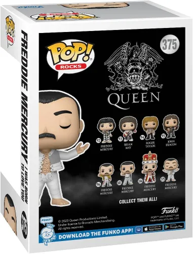 Miniatura 3 de Funko Pop! Rocks: Queen - F. Freddie Mercury - (I was Born to Love You) - Figura de vinilo coleccionable - Idea de regalo - Producto