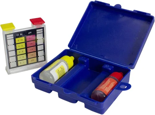 Miniatura 7 de Kit de mantenimiento de piscina azul y blanco de 7 piezas