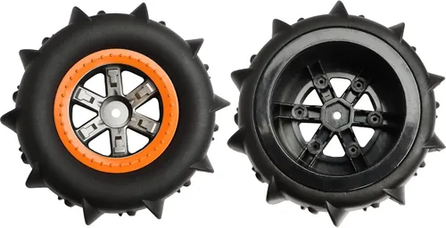 Miniatura 6 de 1/10 Llantas de paleta RC LG-ZJ02 25-ZJ02 para alta velocidad 9125 X07 X08 X17 9155 9156 RC Cars 9201E 9205E 9206E 200E 201E RZ001G-A 104009