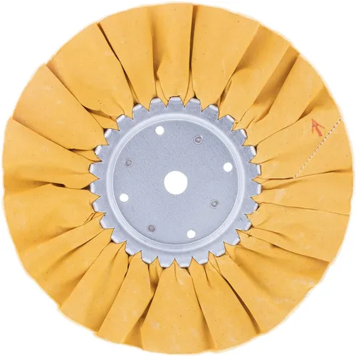 United Pacific & Keystone Polishing 90030 Pulidor de vías respiratorias tratado amarillo de 10 pulgadas – Cenador de 5/8 pulgadas y 1/2 pulgadas,