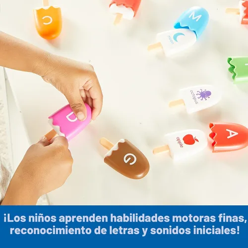 Miniatura 4 de Learning Resources Mini ABC Pops - Juguetes del alfabeto, rompecabezas ABC, juegos de fonética para niños pequeños, juguetes de motricidad fina