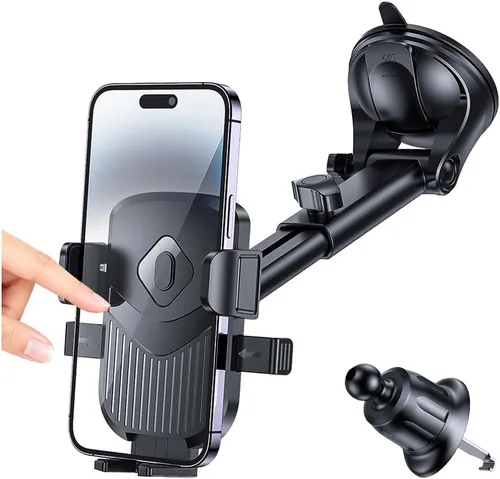 Zpana Soporte para teléfono de automóvil, rotación de 360°, con ventosa fuerte, para salpicadero, ventilación de aire, soporte para teléfono