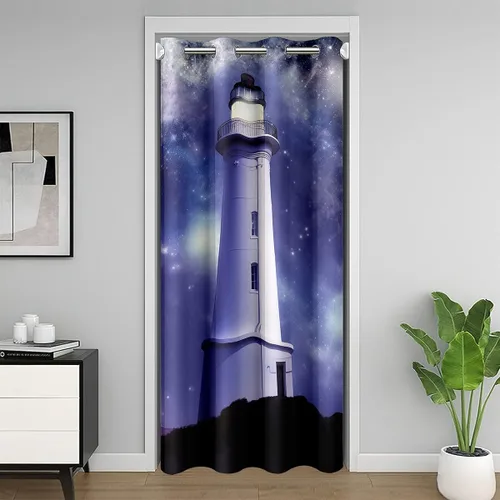 Miniatura 24 de Erosebridal Cortinas opacas de hojas para ventana de puerta, cortinas opacas de hojas blancas y negras, cortina de puerta de hojas, plantas Hojas