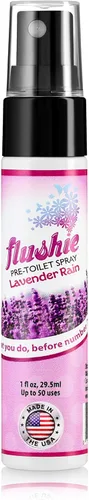 Miniatura 11 de Flushie - Aerosol preinodoro para desodorante de olores de inodoro... (lavanda, paquete de 2)