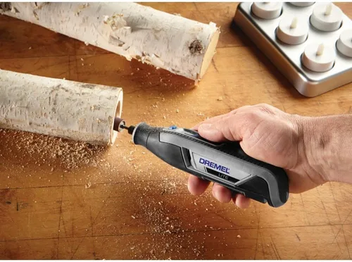 Miniatura 7 de Dremel Lite 7760 N/10 - Herramienta rotatoria inalámbrica de iones de litio de 4V, kit multipropósito de velocidad variable, carga USB, cambios