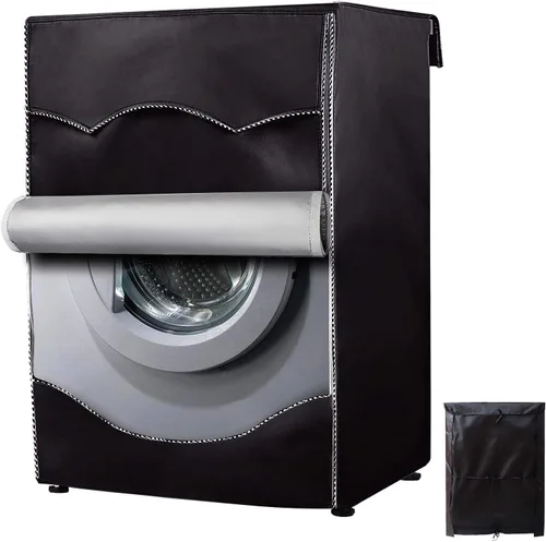 Miniatura 11 de Cubierta para lavadora Cubierta de secadora para máquina de carga frontal impermeable, 23 x 25 x 34 pulgadas