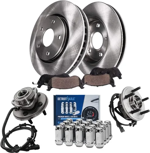 Miniatura 28 de Detroit Axle - Rotores de freno para Ford Mustang 2015 2016 2017 2018 2019 2020 2021 2022 2023 Rotores de freno de disco 2016 2017 2018 2019