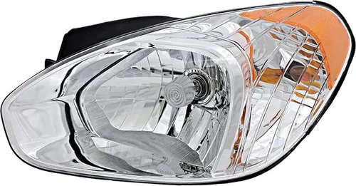 Miniatura 8 de Para Hyundai Faros Acento Lámparas Set 2007 2008 2009 2010 2011 Halógeno Conductor y Pasajero Lado