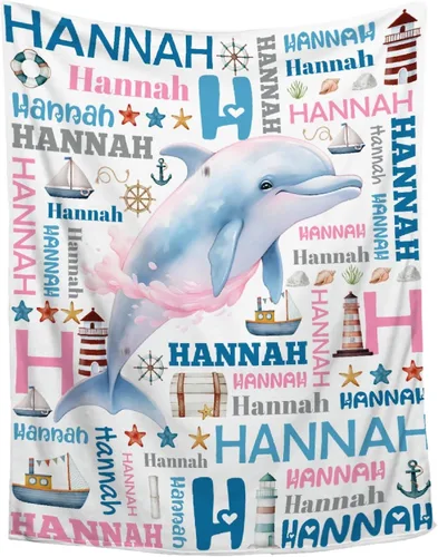 Miniatura 23 de Manta de conejo personalizada para niños y niñas, manta de bebé ultra suave, regalo personalizado, decoración de manta con nombre, 30 x 40 pulgadas