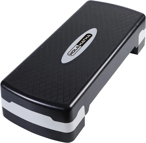 Miniatura 8 de HolaHatha Plataforma Compacta y Portátil para Paso Aeróbico, Equipo de Ejercicio y Fitness, Step Cardio con Altura Ajustable para Gimnasio en Casa