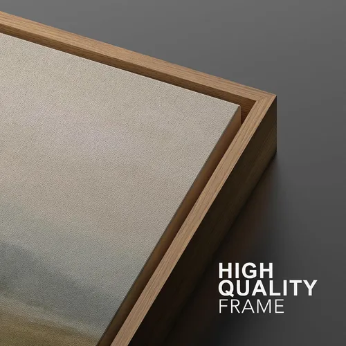 Miniatura 5 de SIGNWIN Lienzo enmarcado para pared, juego de arte sereno de paisaje de pantanos, ilustración rústica, arte moderno, minimalismo, decorativo