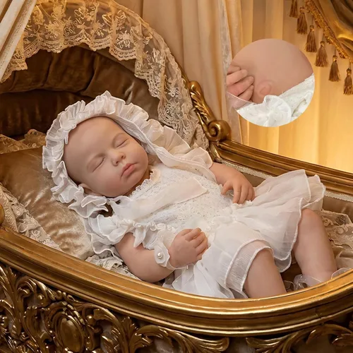 Miniatura 8 de OtardDolls Muñecas Bebé Reborn Realistas Recién Nacidas de 18 Pulgadas Reborn Cuerpo Completo de Silicona Suave Vida Real Lavables con Ropa