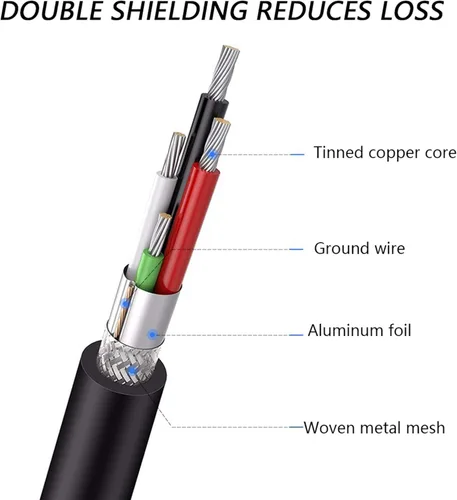 Miniatura 5 de Tan QY Cable de impresora de 10 pies, USB 2.0 de alta velocidad chapado en oro, cable de escáner de impresora A macho a B macho para HP, Canon, 3.05